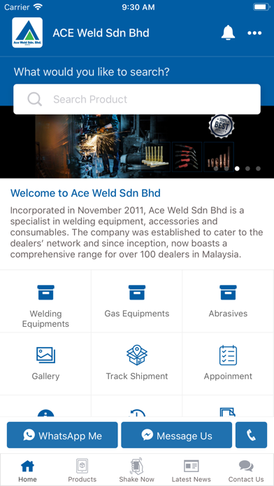 ACE Weld Sdn Bhd Screenshot