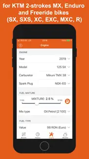jetting for ktm 2t moto iphone screenshot 3
