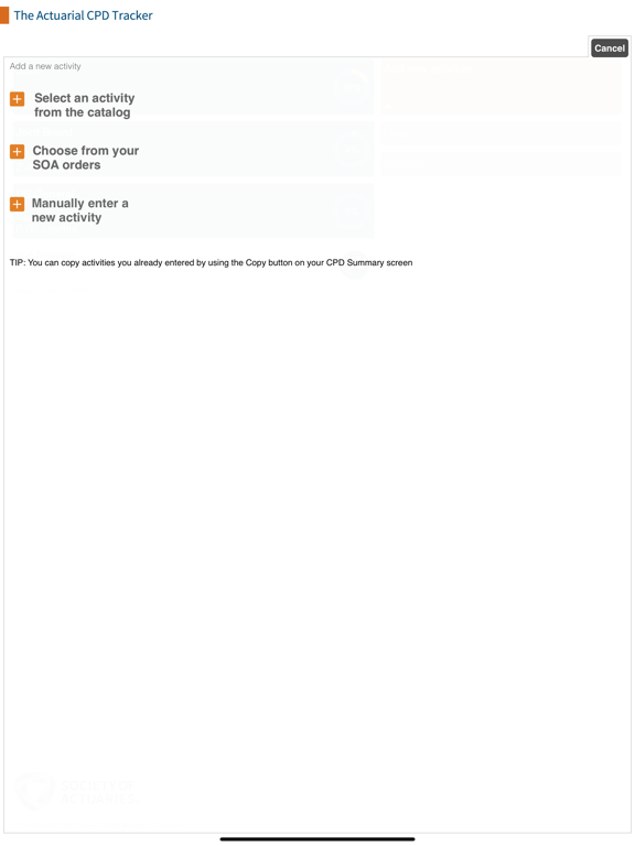 Screenshot #6 pour SOA CPD Tracker