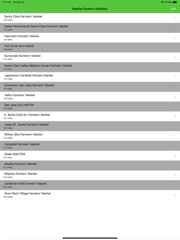 Screenshot #1 for Farmer's Market U.S.