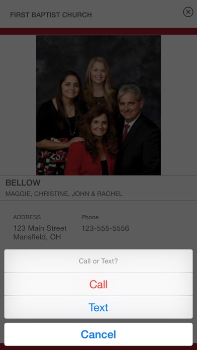 Universal Church Directory Screenshot