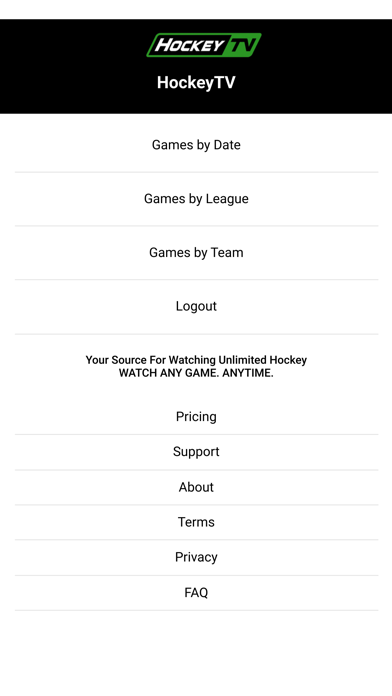 Screenshot #1 pour HockeyTV