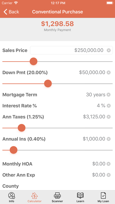 Vista Lending Mortgage App Screenshot