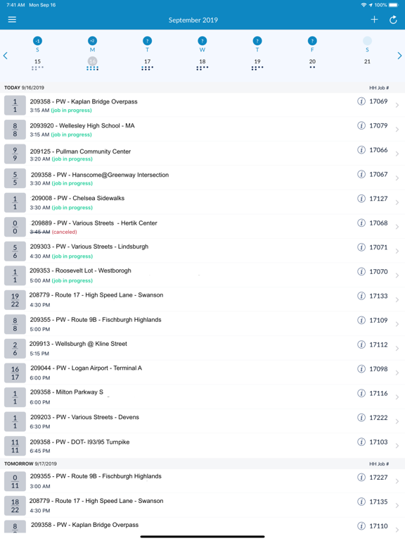HaulHub Field iPad screenshot 1 - Business app