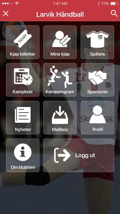 Screenshot #1 pour Larvik håndball