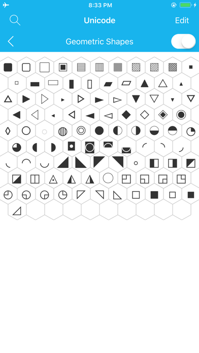 Screenshot #3 pour Unicode Map and Code Table