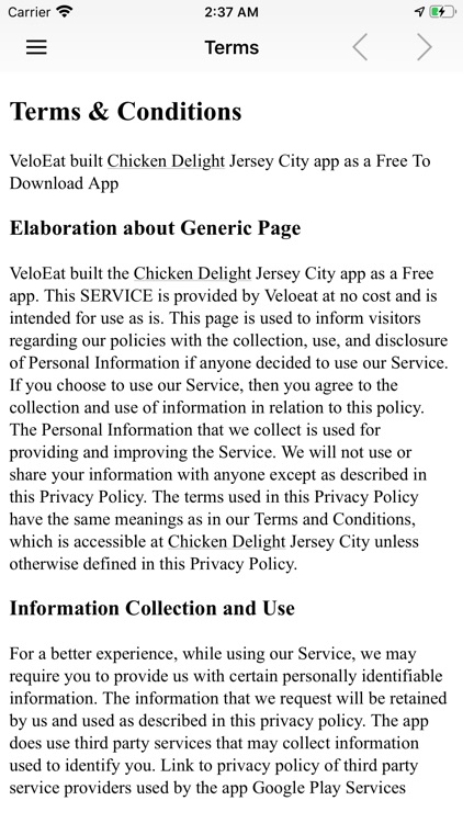 Chicken Delight Jersey City screenshot-6