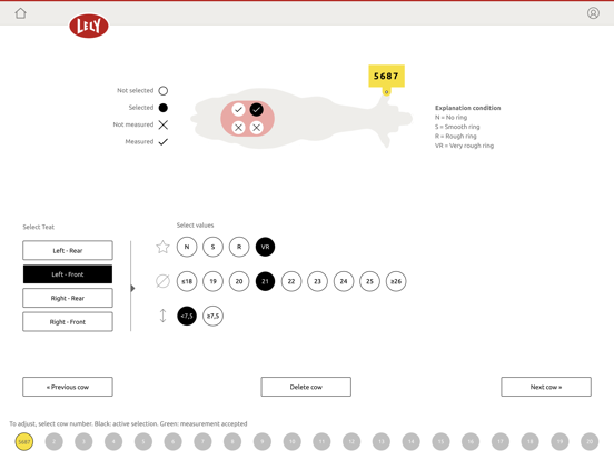 Screenshot #5 pour Lely Consumables Info Tool
