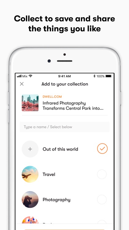 Mix - Discover, Collect, Share