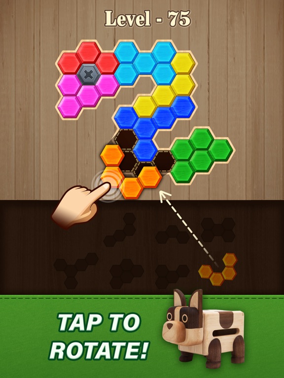 Screenshot #5 pour Block Hexa Puzzle: Wooden Game