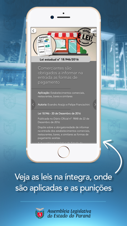 #3. Agora é Lei no Paraná (iOS) 由: Assembleia Legislativa do Estado do Parana