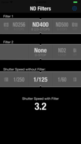 ND Filters screenshot