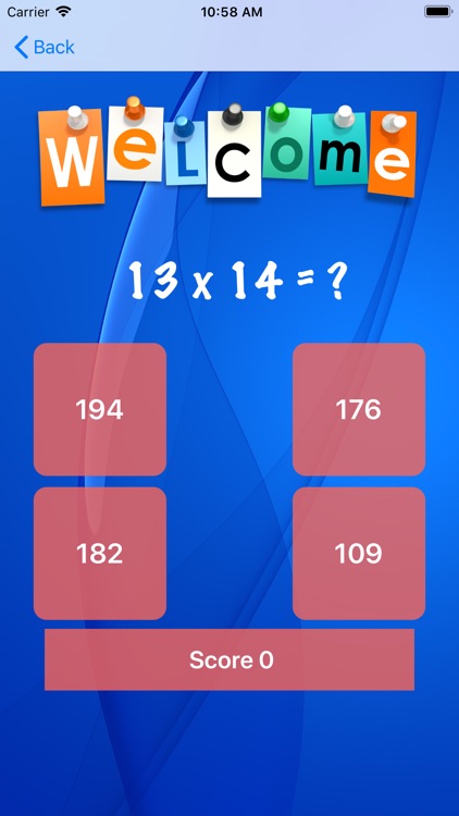 Multiple table game for kids