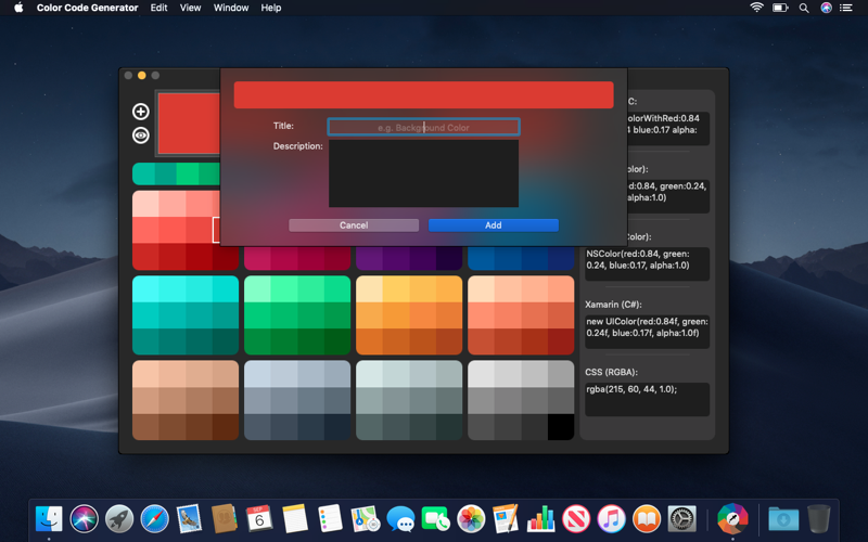 Color Code Generator screenshot 3