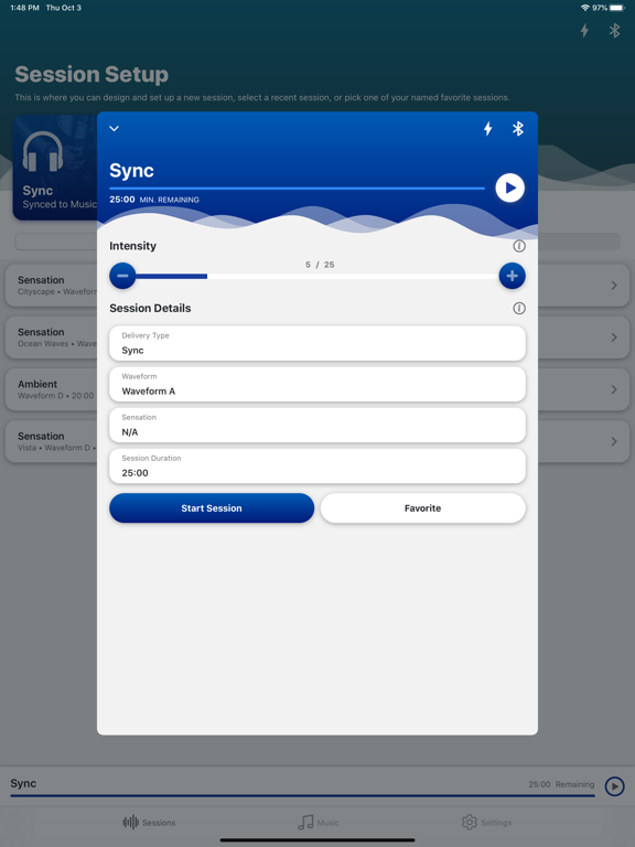 Neuvana iPad screenshot 3 - Health & Fitness app