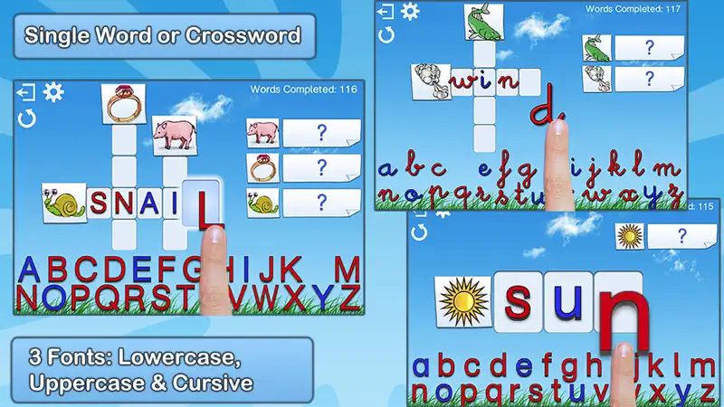 Montessori Crosswords for Kids screenshot 2 of 5