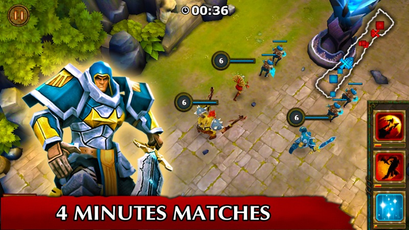 Legendary Heroes MOBA Offline screenshot 4