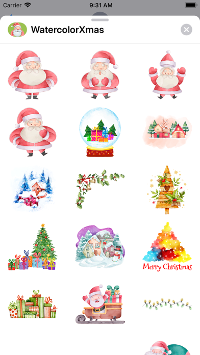Watercolor Christmas Vol.1 Screenshot