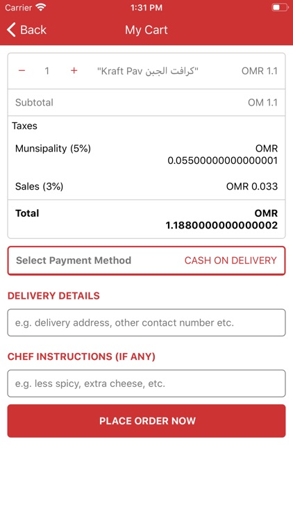 Mojeeb مجيب - Food Delivery screenshot-8