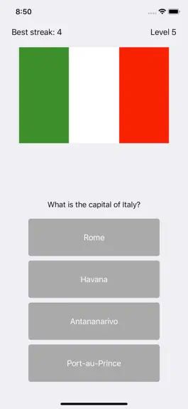 Game screenshot Capital City Quiz World Flags apk