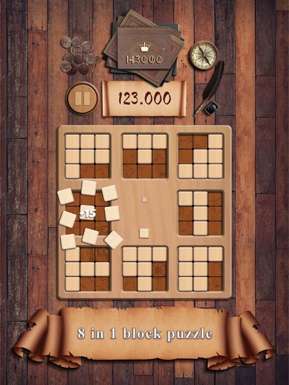 Screenshot #6 pour Woody 88: Fill Squares Puzzle