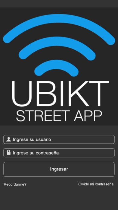 UBIKT GPS Screenshot