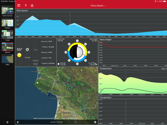 Seasonality Go iPad screenshot 5 - Weather app