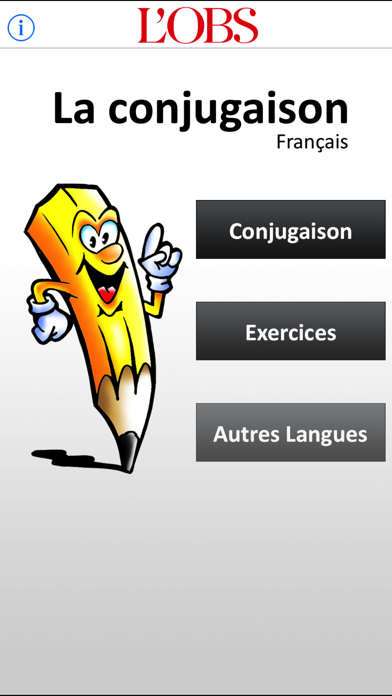 French verbs conjugation L'OBS Screenshot