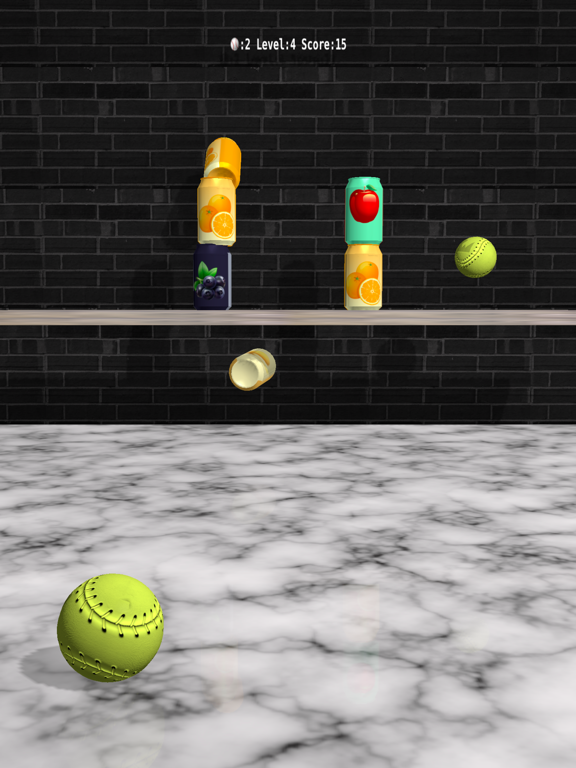 Screenshot #6 pour Toss3D: Juice Can Striker