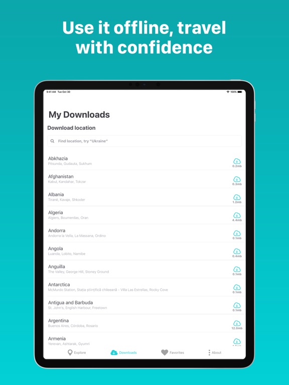 Virtlo: Find Places Around Me iPad screenshot 4 - Travel app