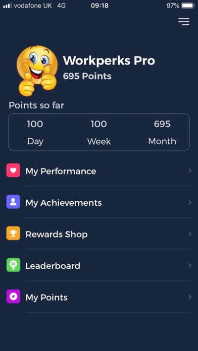 Work Perks app screenshot