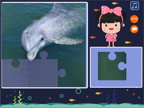 丫丫海洋动物拼图-智力开发游戏のおすすめ画像3