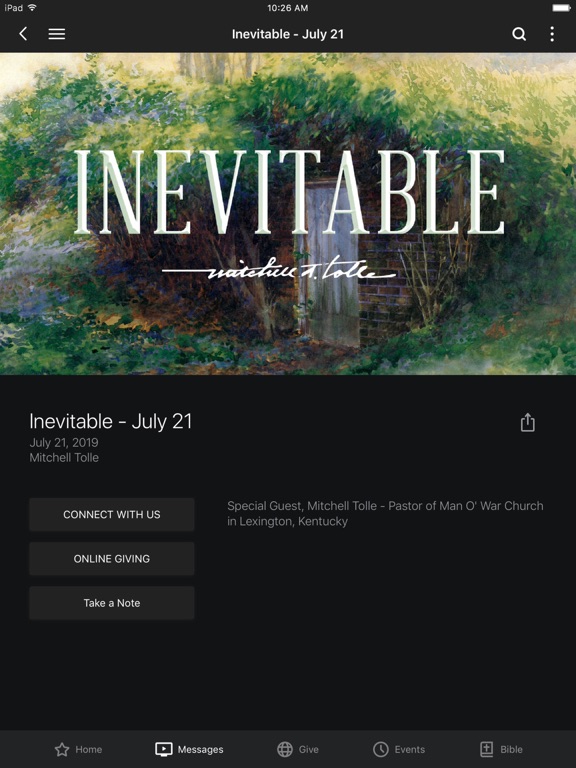 We Are Cathedral iPad screenshot 3 - Lifestyle app