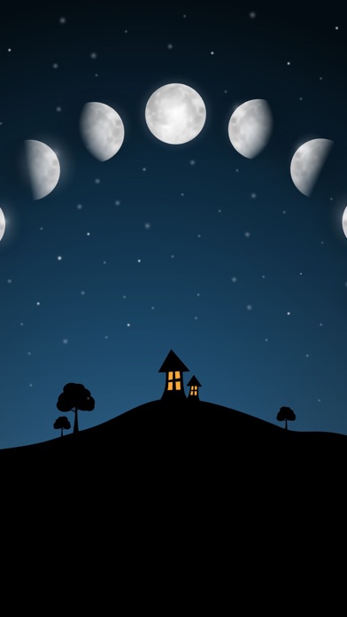 Sky and Moon phases calendar Screenshot