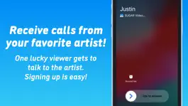 The app SUGAR - Favorite artists LIVE Game screenshot SUGAR - Favorite artists LIVE apk