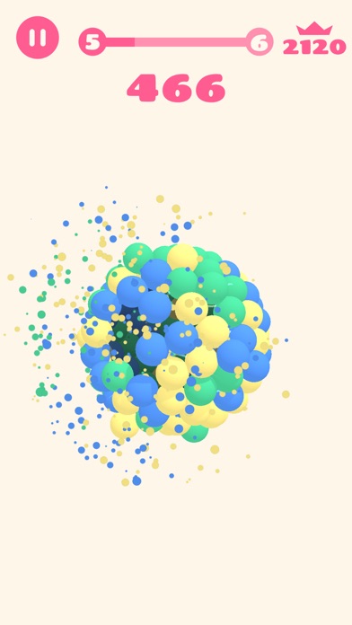 screenshot of Bubble Spin 3D 3