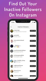 unfollow for instagram mass iphone screenshot 4