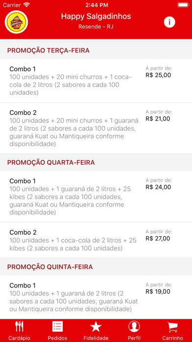 Screenshot #3 pour Happy Salgadinhos - Delivery