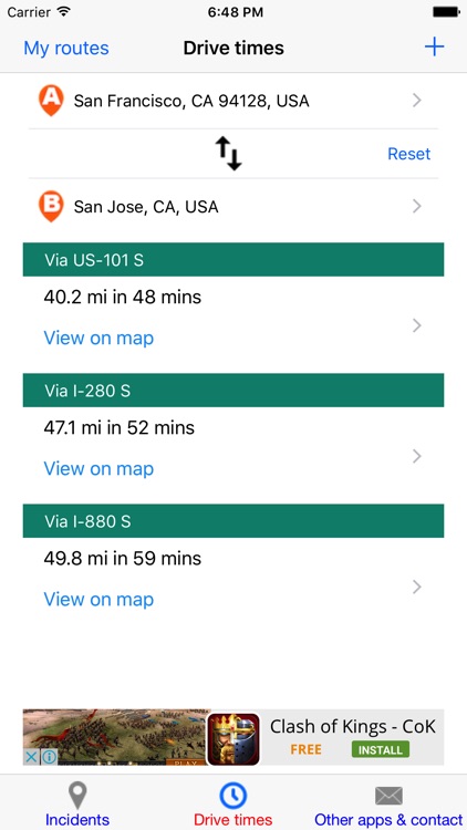 Bay Area Traffic Monitor