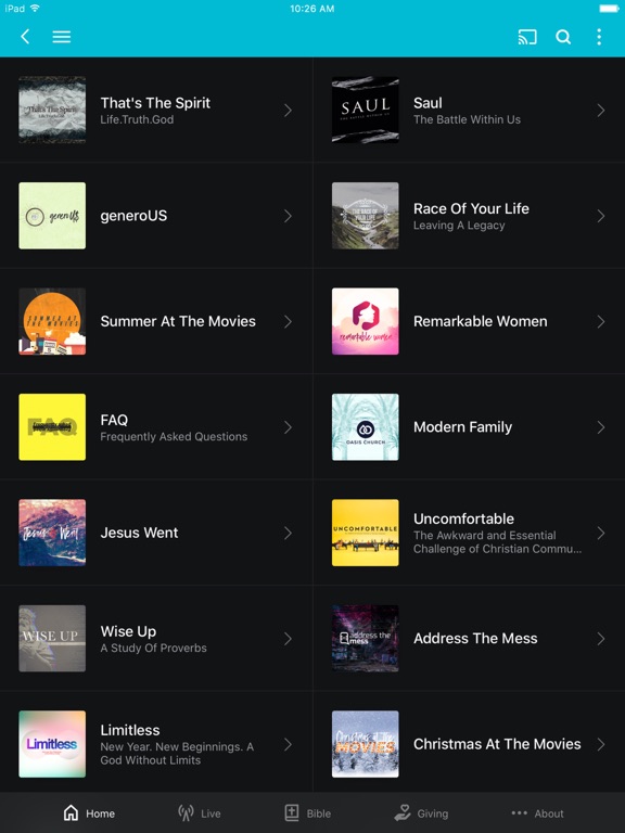 Visitoasis iPad screenshot 2 - Lifestyle app