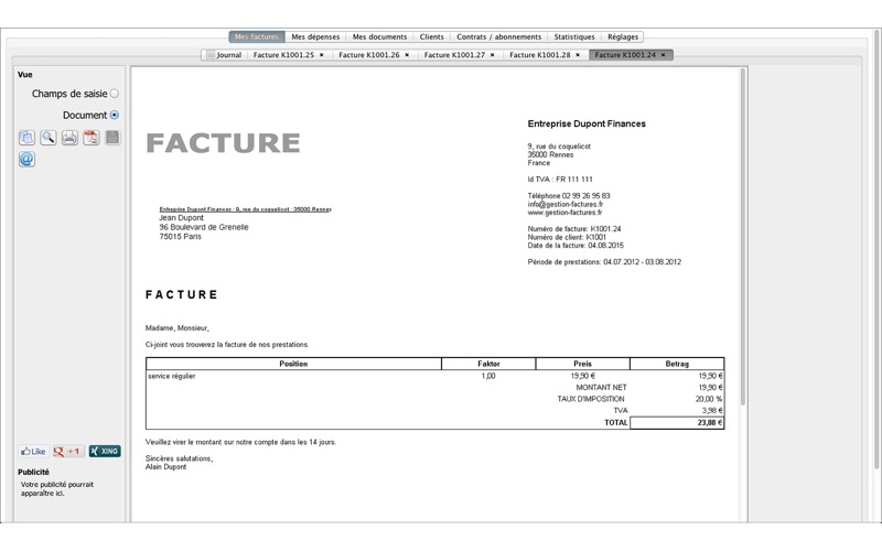 Screenshot #2 pour Rechnungsverwalter Cloud