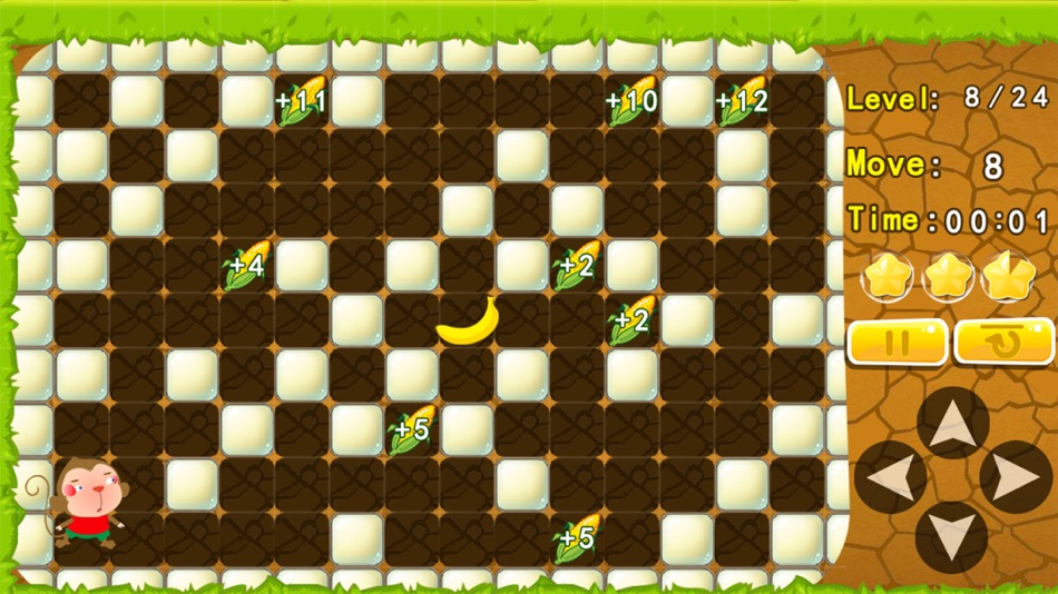 #4. Monkey find the way to bananas (iOS) 由: Wai Chin Ng