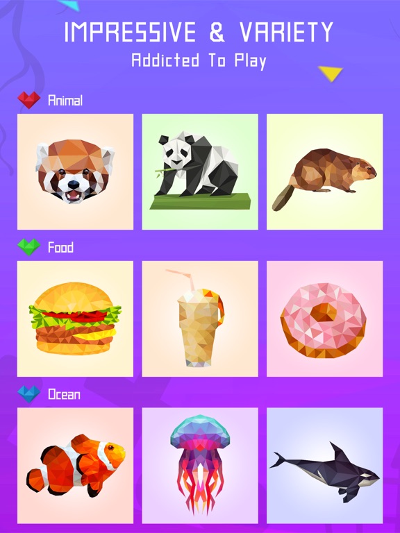 Screenshot #6 pour Poly Book: Puzzle Art Coloring