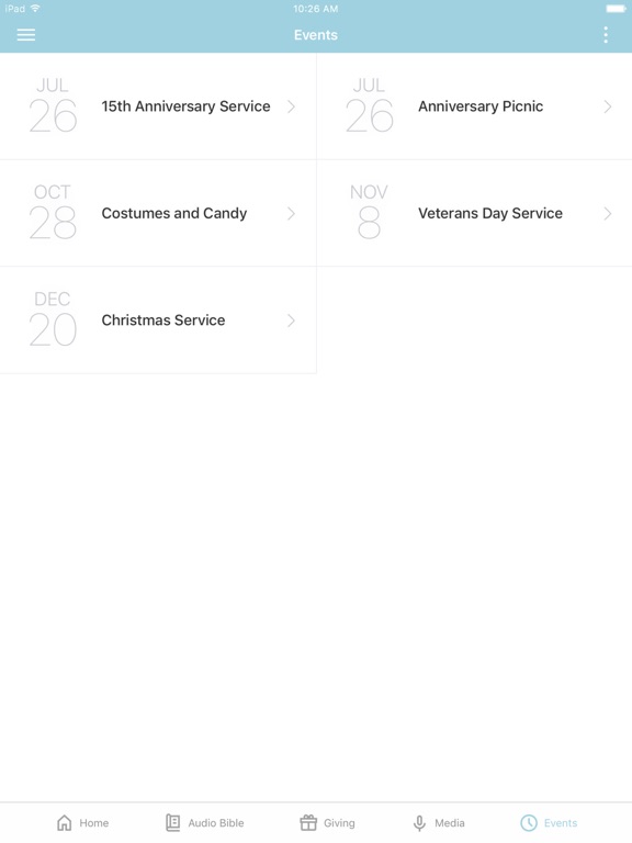 King's Way Church iPad screenshot 3 - Education app