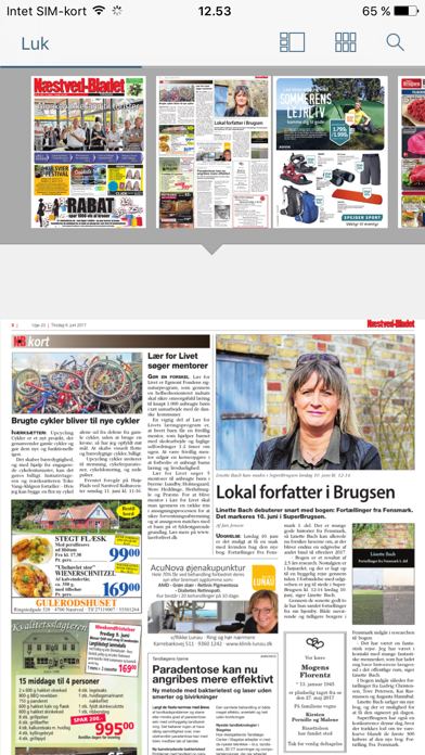 Sjællandske Medier - aviser Screenshot