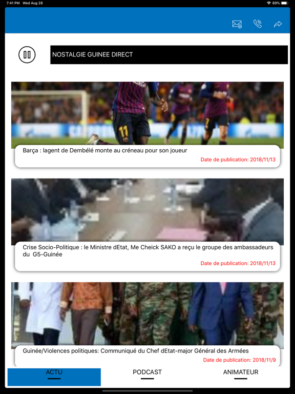 Screenshot #4 pour Nostalgie Guinée