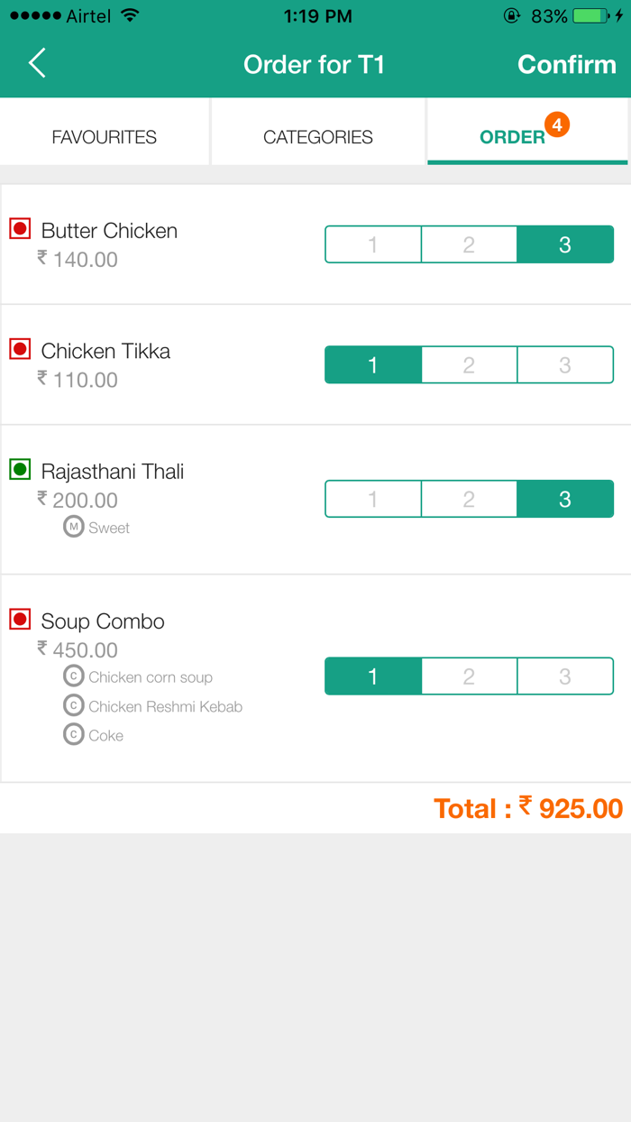 ServJoy - Restaurant App