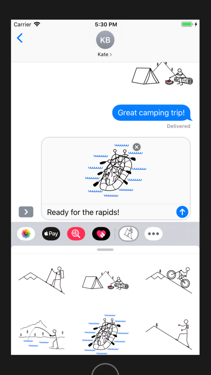 Outdoor Stick People