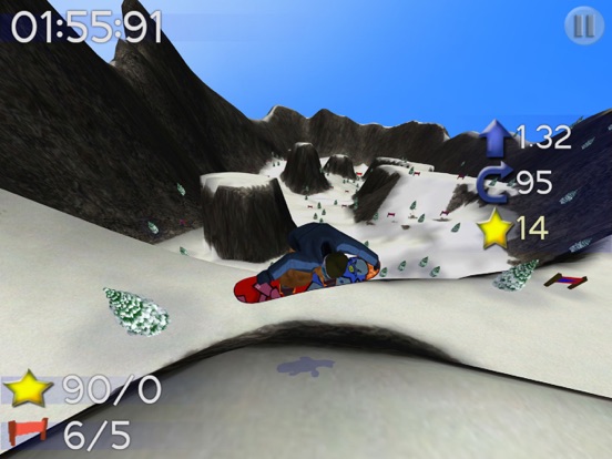 Big Mountain Snowboarding Lite iPad app afbeelding 4