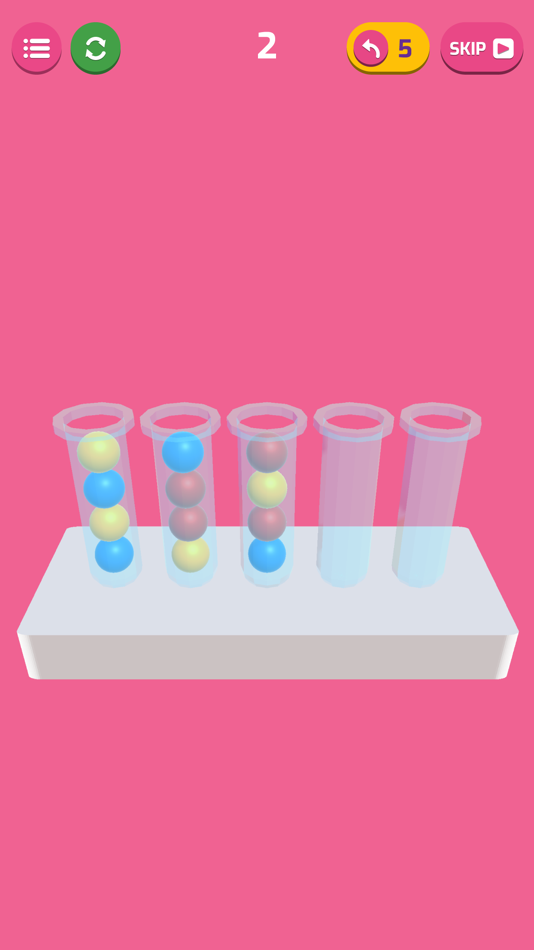 #1. Bubble Sort 3D: Color Puzzle (iOS) 게시자: Omer Bashir
